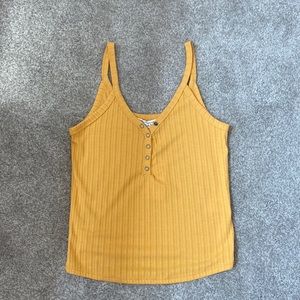Hippie Rose Yellow Tank Size Medium